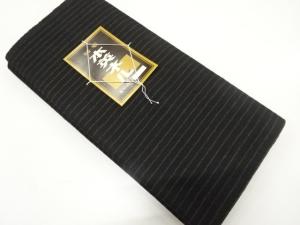 アンティーク　縞模様織り出し　寝巻地反物